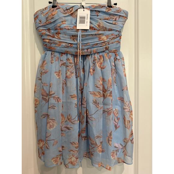 MSRP $168 Strapless Jordana mini Dress Size S | SAME DAY SHIP or NEXT DAY - Picture 4 of 8